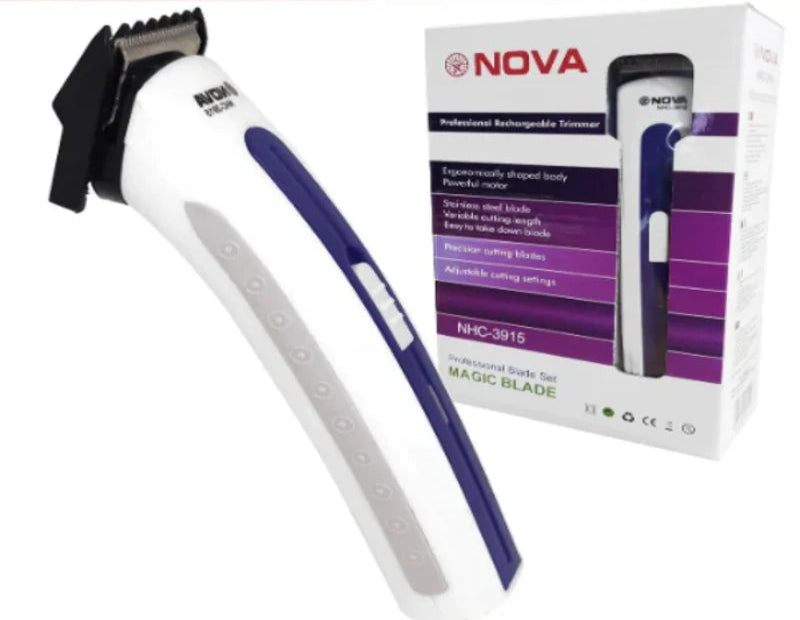 Máquina de Cortar Cabelo e Barba 3915 – Bivolt, Recarregável e Portátil