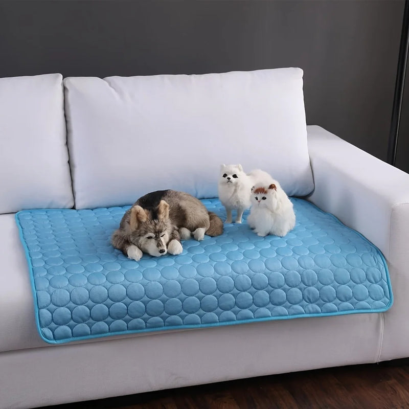 Tapete Frio PetRelax – Refrescância Instantânea para Cães e Gatos