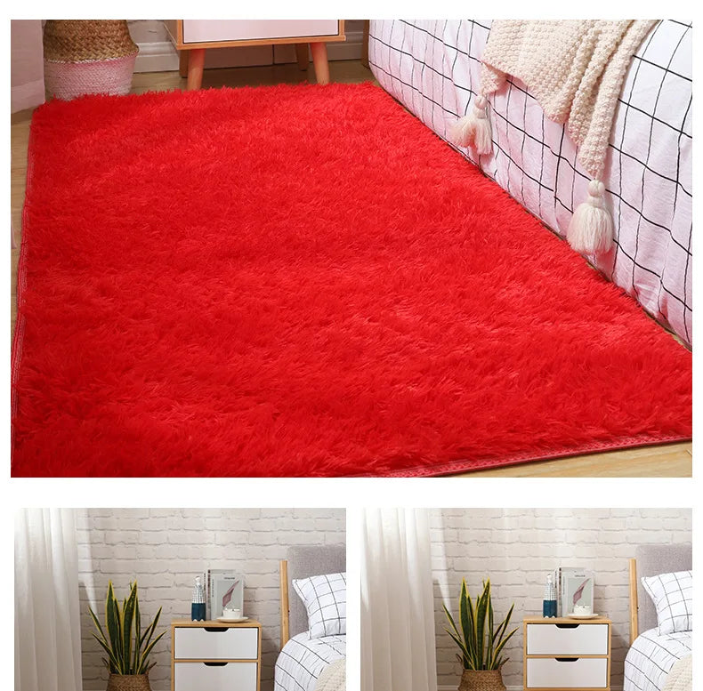 Tapete Peludo Premium Multiuso – Macio, Fofo e Aconchegante para Sala, Quarto, Cabeceira e Espaço Infantil