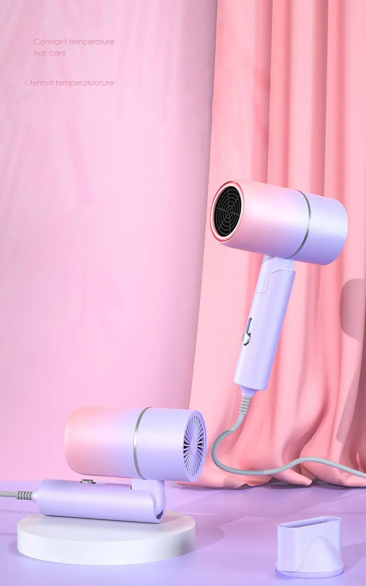 IonDobrável Viagem – Secador Compacto com Bolsa e Tecnologia de Íons