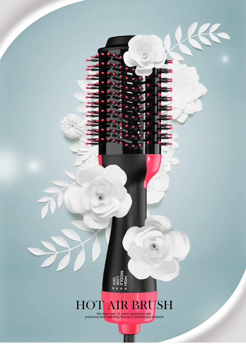 Escova Secadora LISAPRO 1000W – Secagem Rápida com Estilo e Volume