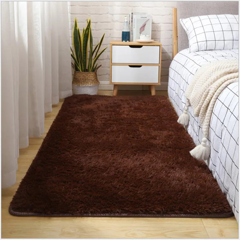 Tapete Peludo Premium Multiuso – Macio, Fofo e Aconchegante para Sala, Quarto, Cabeceira e Espaço Infantil