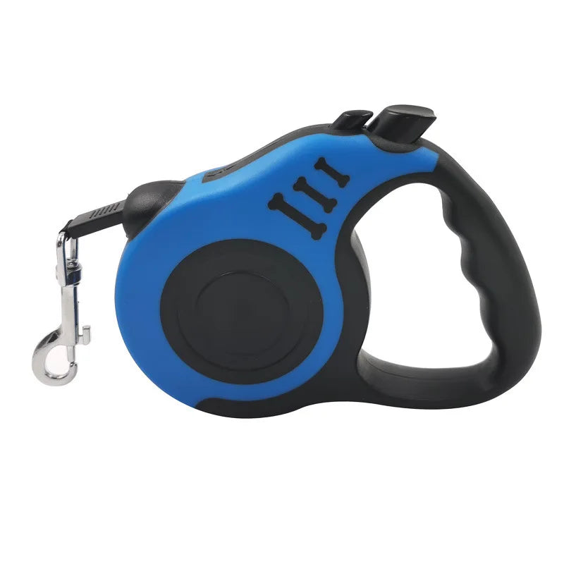 Dog Flex Pro – Guia Retrátil 3 m e 5 m com Trava de Segurança