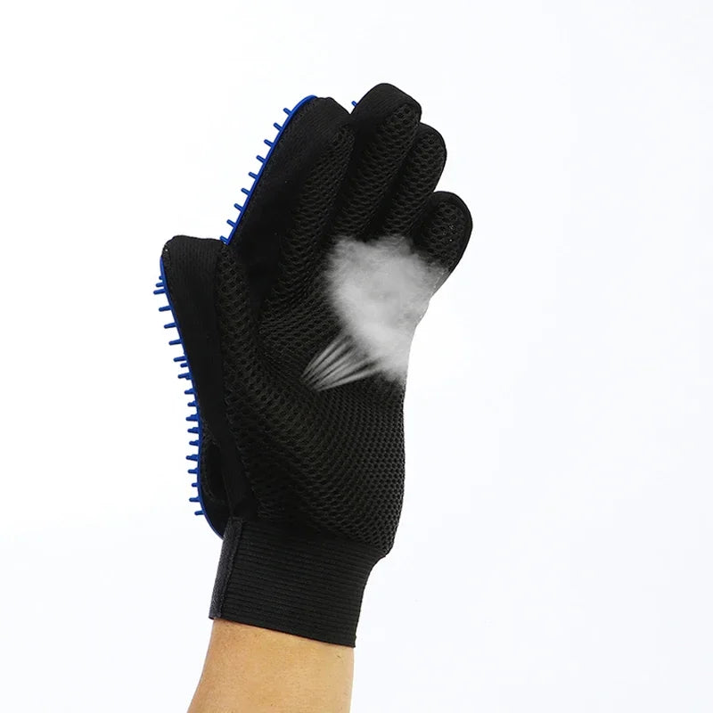 Luva Removedora de Pelos para Pets – Silicone Multiuso para Banho, Tosa e Limpeza de Cães e Gatos