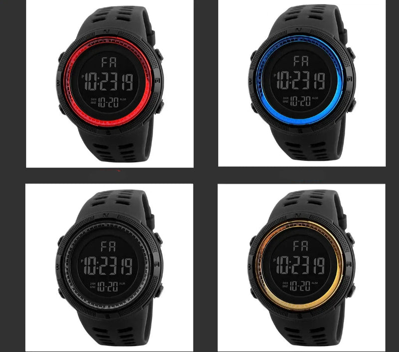 YIKAZE Y01 – Relógio Digital Esportivo Militar Masculino à Prova d’Água