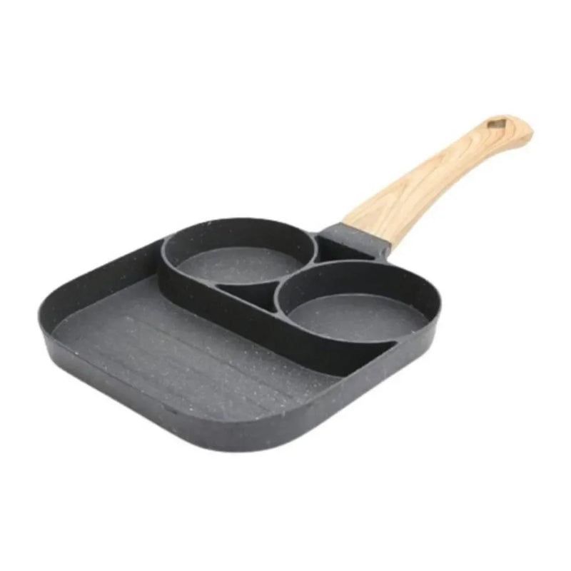 Cozinha Fácil 3 em 1 Frigideira antiaderente multifuncional