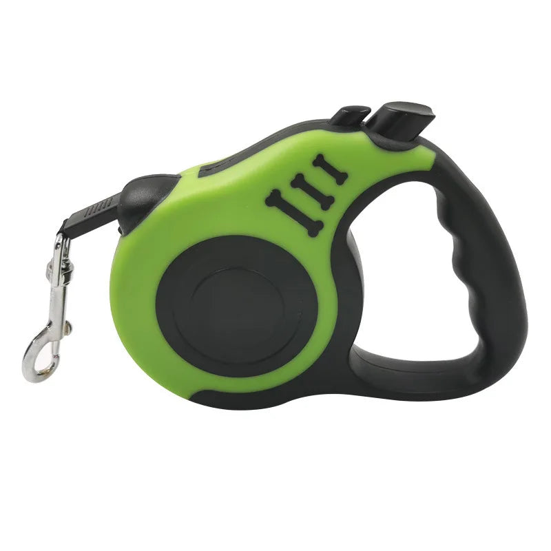 Dog Flex Pro – Guia Retrátil 3 m e 5 m com Trava de Segurança