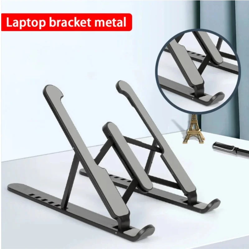 Suporte Dobrável Universal para Notebook – Portátil, Ajustável e Antiderrapante