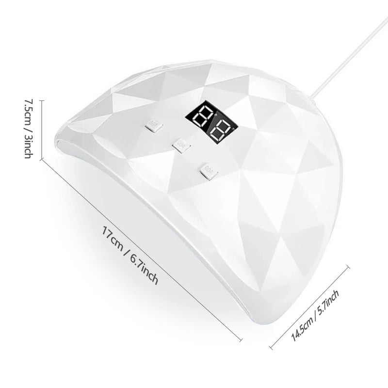 Cabine UV para Unhas em Gel LULAA 88W – LED UV, Proteção para os Olhos, Secagem Rápida
