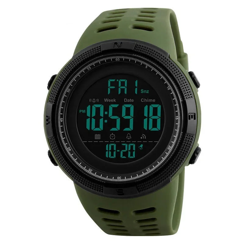 YIKAZE Y01 – Relógio Digital Esportivo Militar Masculino à Prova d’Água