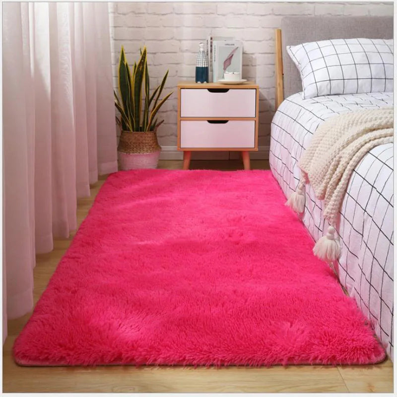 Tapete Peludo Premium Multiuso – Macio, Fofo e Aconchegante para Sala, Quarto, Cabeceira e Espaço Infantil