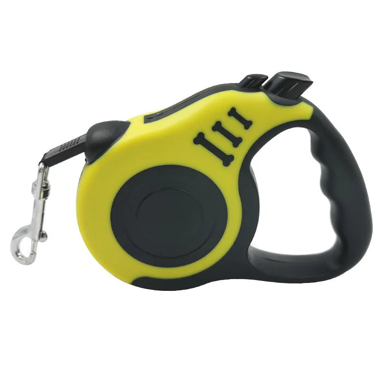 Dog Flex Pro – Guia Retrátil 3 m e 5 m com Trava de Segurança