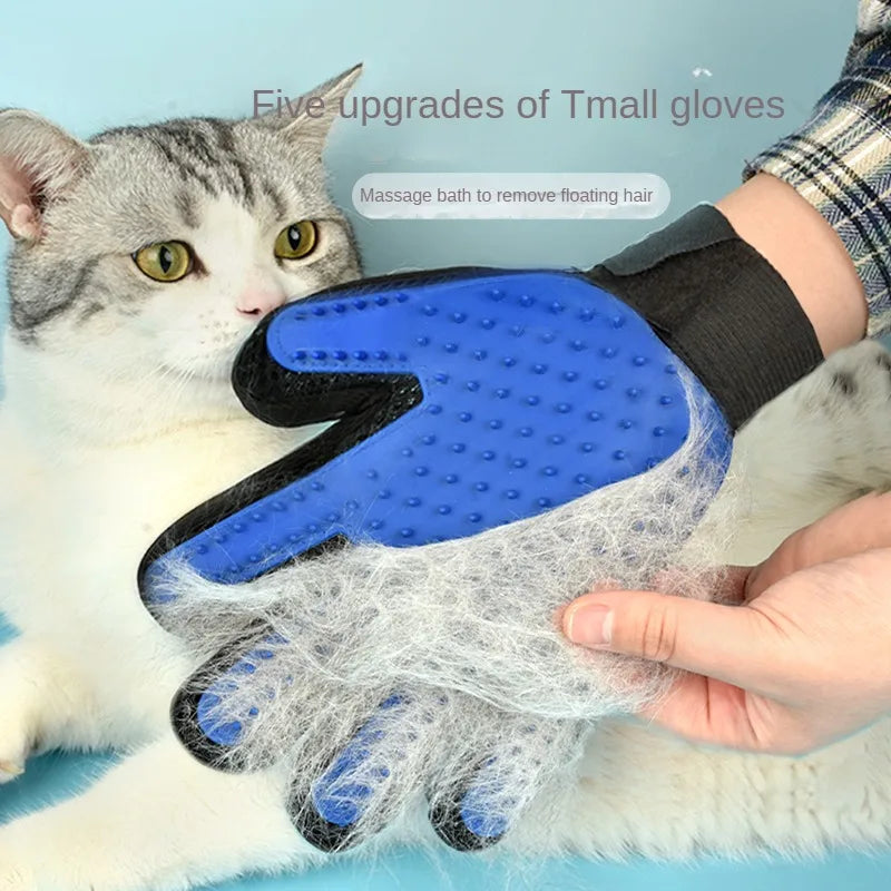 Luva Removedora de Pelos para Pets – Silicone Multiuso para Banho, Tosa e Limpeza de Cães e Gatos