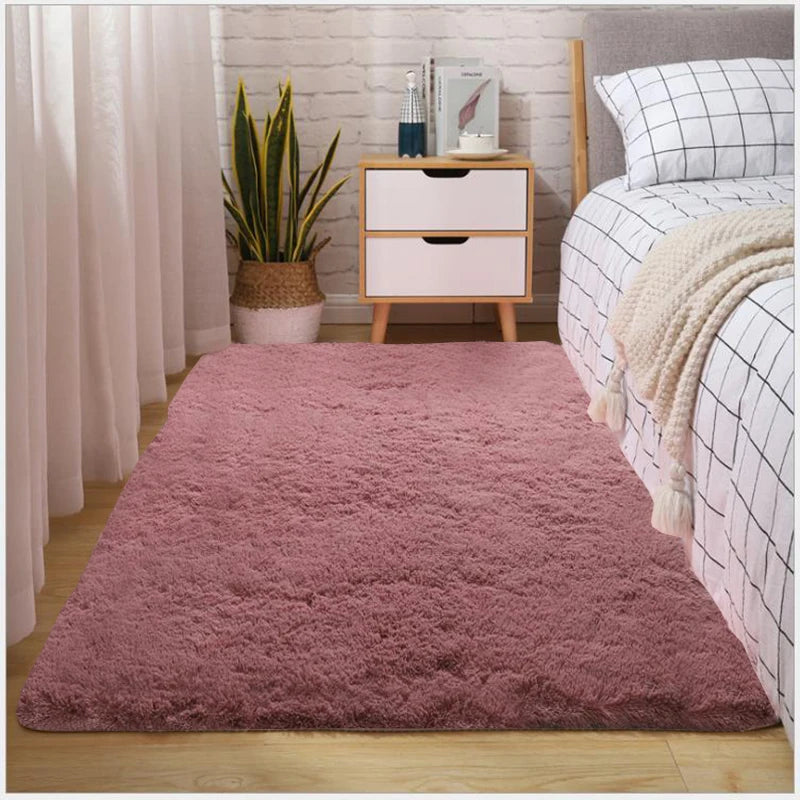 Tapete Peludo Premium Multiuso – Macio, Fofo e Aconchegante para Sala, Quarto, Cabeceira e Espaço Infantil