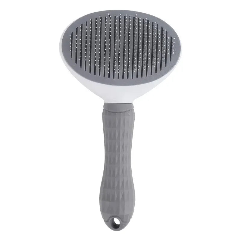 Pente Pet 2 em 1 – Escova para Remover Pelos Soltos e Desembaraçar Nós em Cães e Gatos