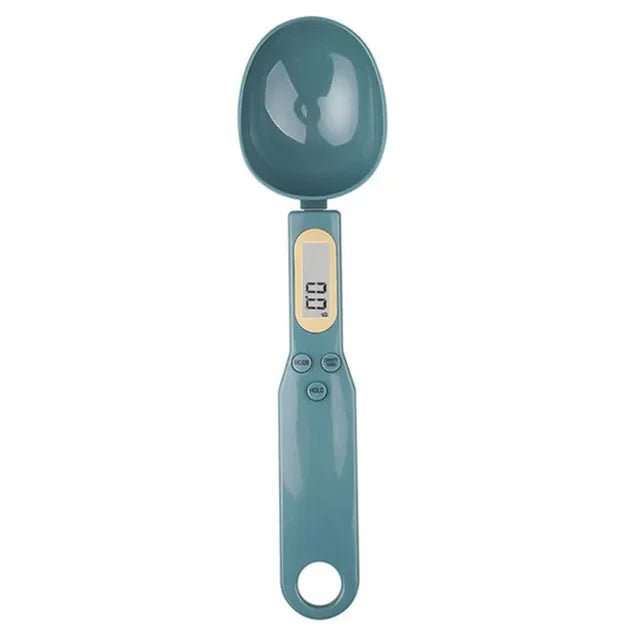 Balança de cozinha digital, mini balança de colher, balança eletrônica de alimentos LCD, 0,1-500g