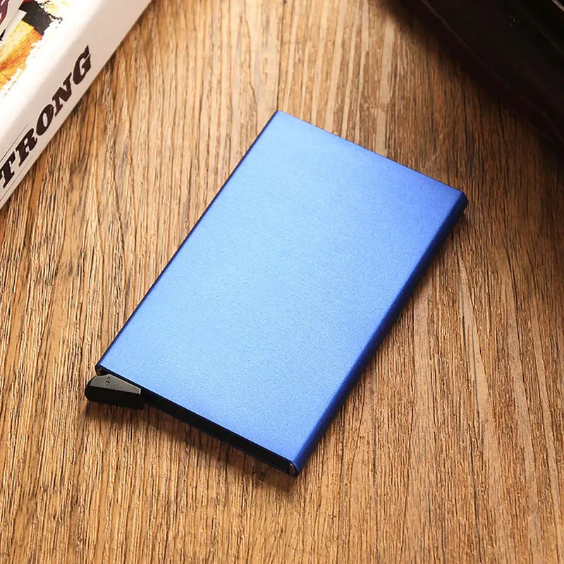 Porta Cartão Metal Slim – Carteira de Segurança RFID