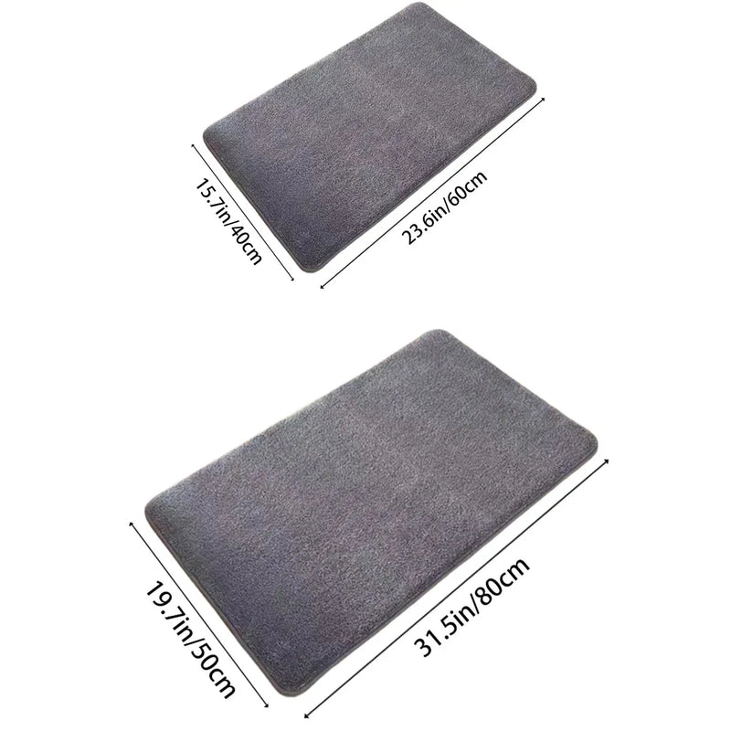 Novo Tapete para Banheiro Absorção Rápida e Toque Incomparável