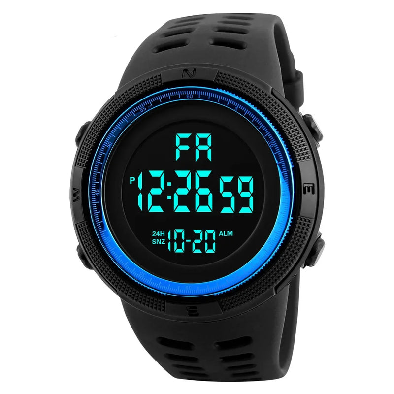YIKAZE Y01 – Relógio Digital Esportivo Militar Masculino à Prova d’Água