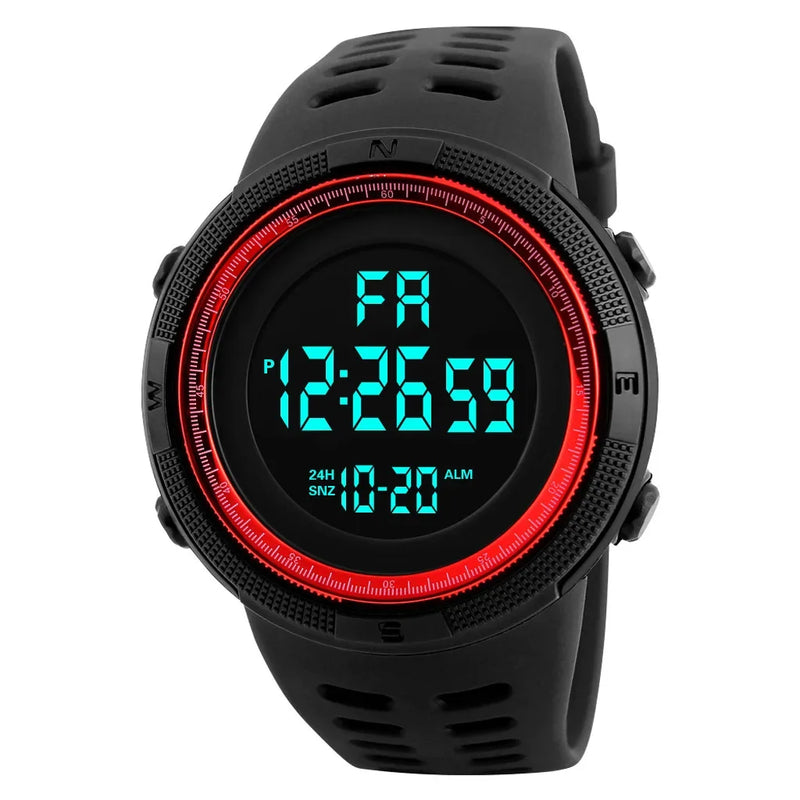 YIKAZE Y01 – Relógio Digital Esportivo Militar Masculino à Prova d’Água