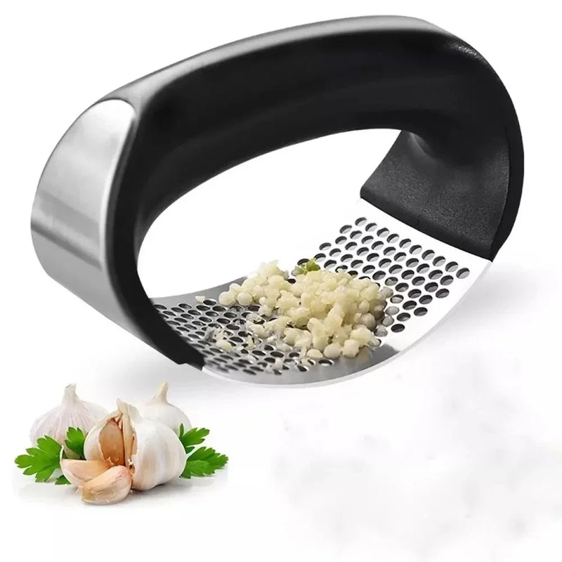Espremedor Amassador Triturador De Alho Manual Cozinha Inox