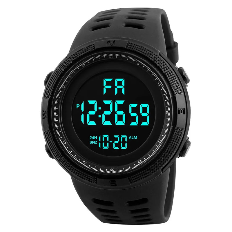 YIKAZE Y01 – Relógio Digital Esportivo Militar Masculino à Prova d’Água