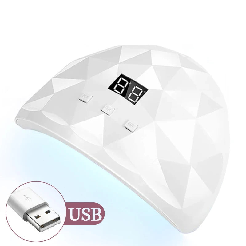 Cabine UV para Unhas em Gel LULAA 88W – LED UV, Proteção para os Olhos, Secagem Rápida