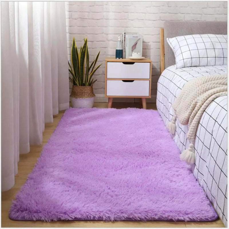 Tapete Peludo Premium Multiuso – Macio, Fofo e Aconchegante para Sala, Quarto, Cabeceira e Espaço Infantil