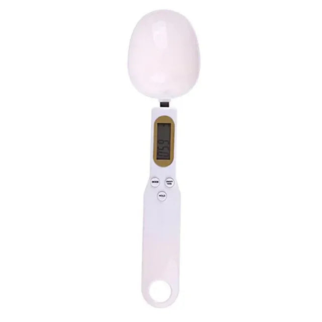 Balança de cozinha digital, mini balança de colher, balança eletrônica de alimentos LCD, 0,1-500g