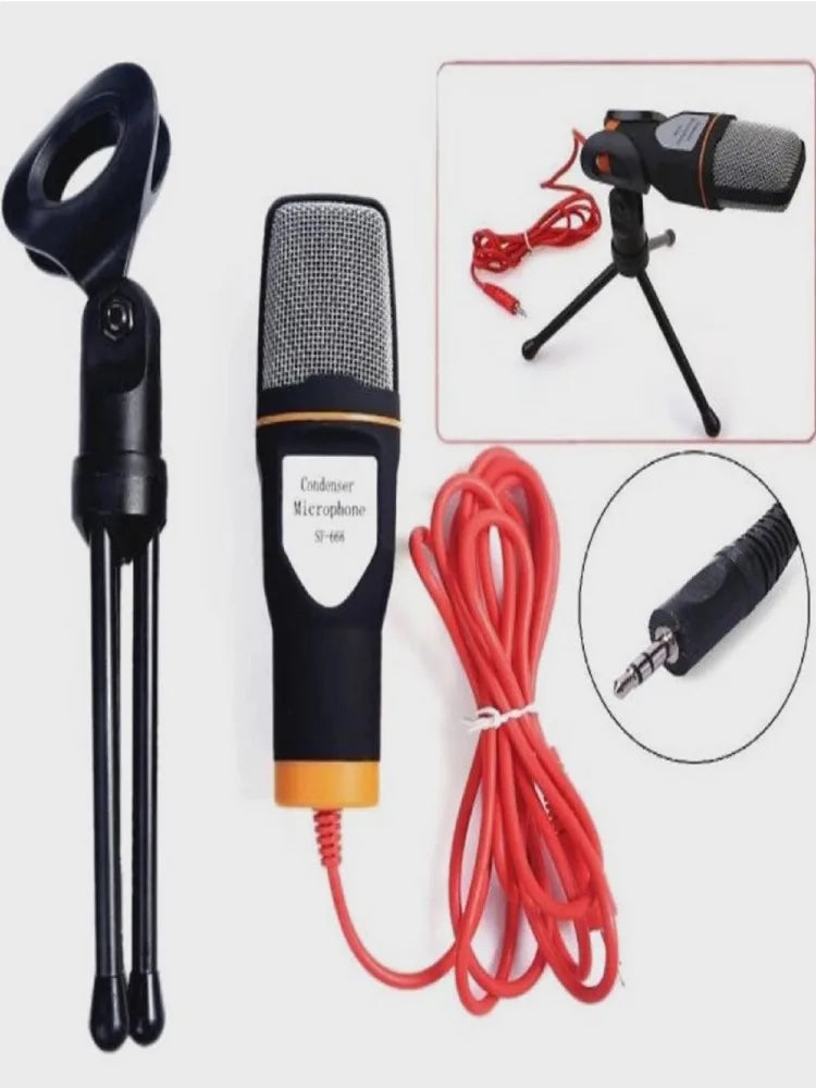 Microfone Gamer com Braço Articulado – Gravação de Alta Qualidade para PC e Streaming