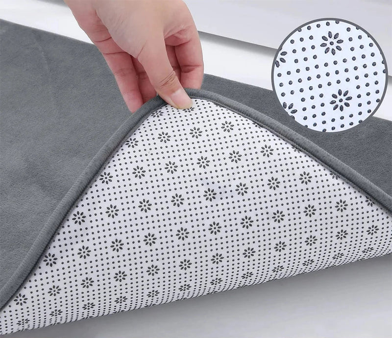 Novo Tapete para Banheiro Absorção Rápida e Toque Incomparável