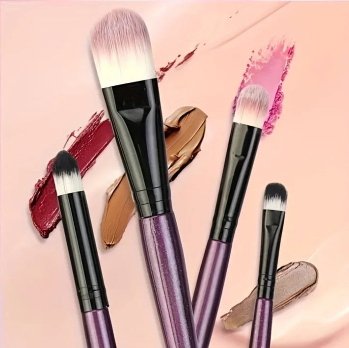 Kit Pincéis BeautyArt Deluxe – Base, Olhos e Iluminador (20 peças)
