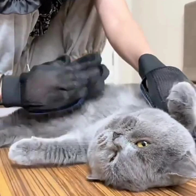 Luva Removedora de Pelos para Pets – Silicone Multiuso para Banho, Tosa e Limpeza de Cães e Gatos