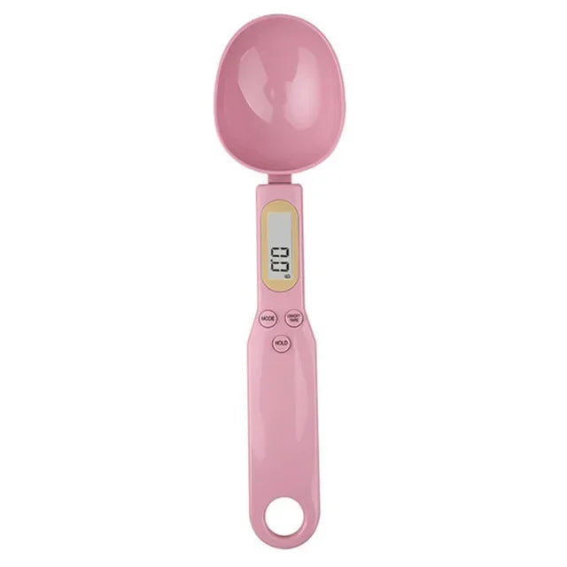 Balança de cozinha digital, mini balança de colher, balança eletrônica de alimentos LCD, 0,1-500g