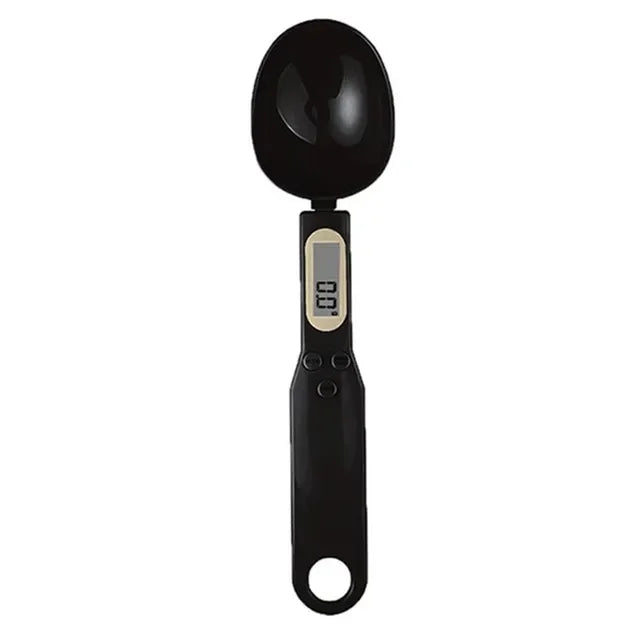 Balança de cozinha digital, mini balança de colher, balança eletrônica de alimentos LCD, 0,1-500g