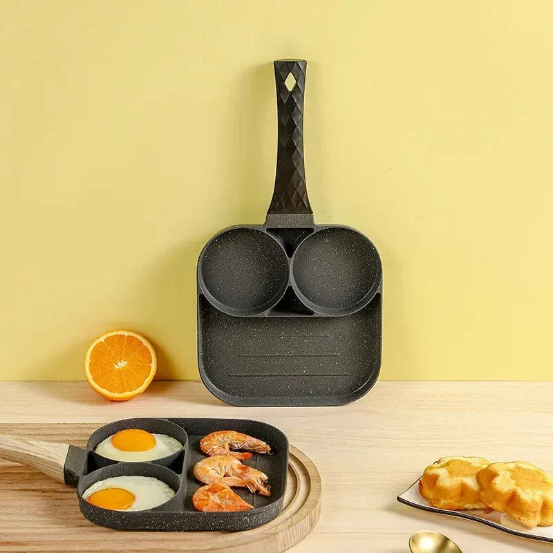 Cozinha Fácil 3 em 1 Frigideira antiaderente multifuncional