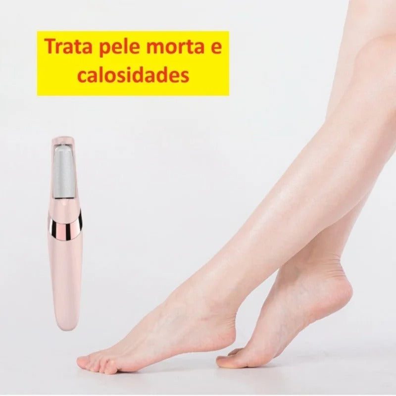Removedor de Calos Elétrico Recarregável – Lixa para Pés a Seco e Calcanhares